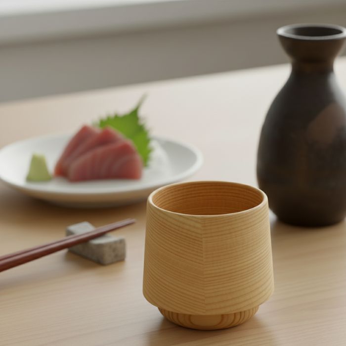 酒杯 円(白木)
