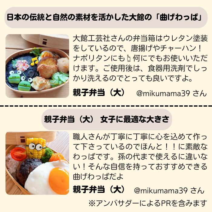 親子弁当(大)