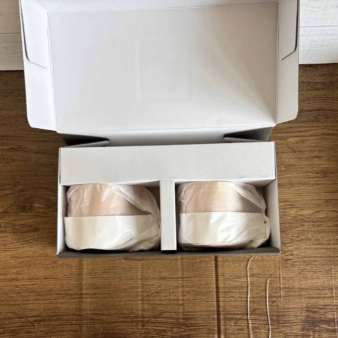 マグカップペアセット　（朱・黒）