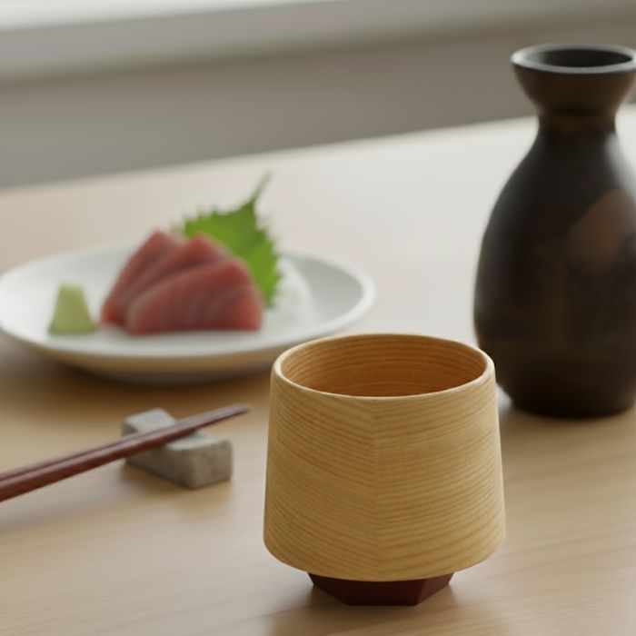 酒杯　六（マルーン）